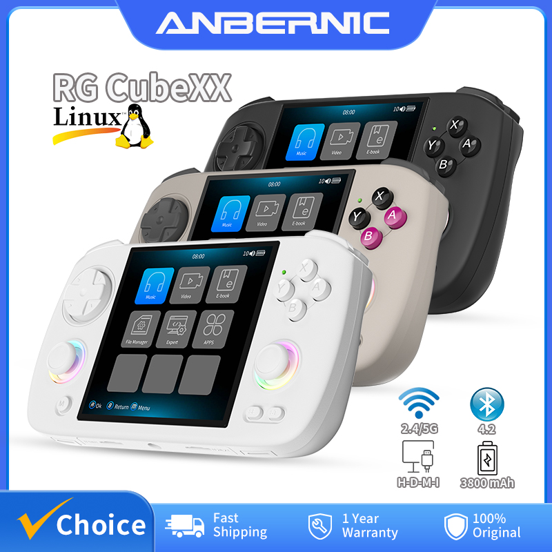 Retro Gaming Kiosk - Портативная игровая консоль ANBERNIC RG Cubexx