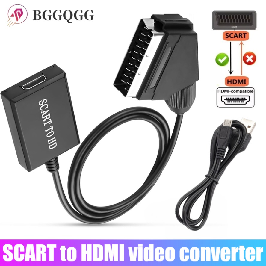 Scart To Hdmi - SCART в HDMI-совместимый видео-аудио высококлассный кабель-переходник