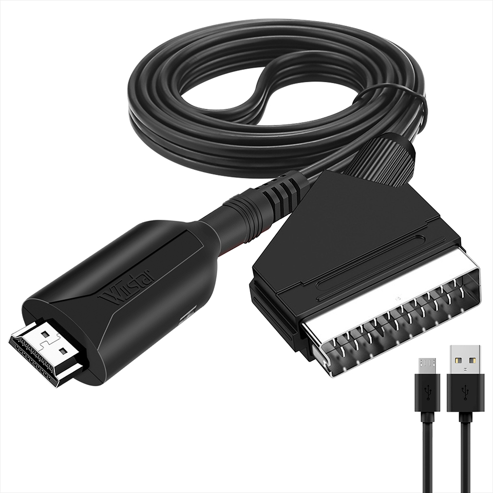 HDMI-совместимый конвертер каб – обзор и цена Scart To Hdmi