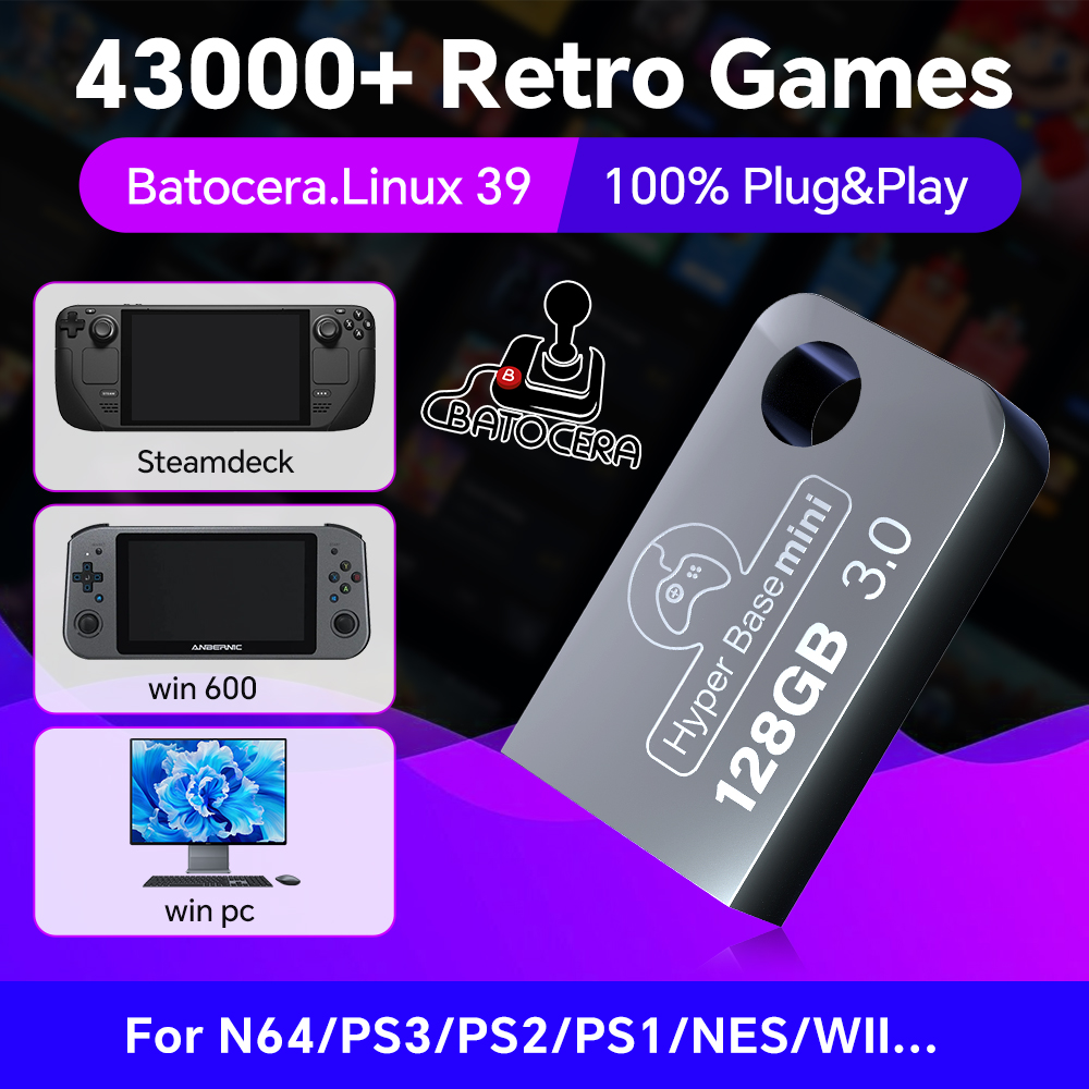 USB-флеш-накопитель Batocera 1 – обзор и цена Retro Gaming N64